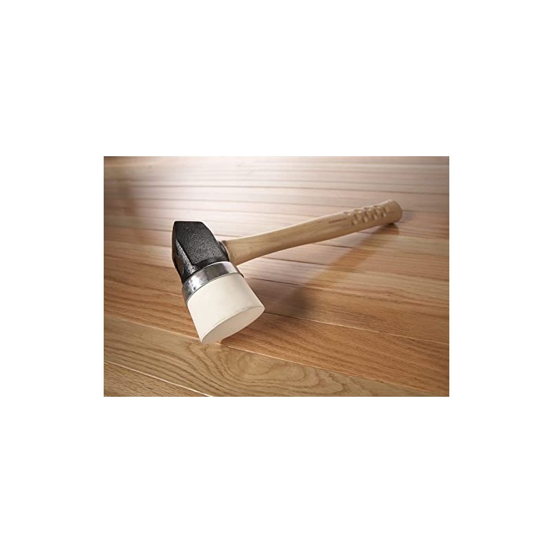 Powernail 5MI Iron White Capped Rubber Mallet for Flooring Nailers