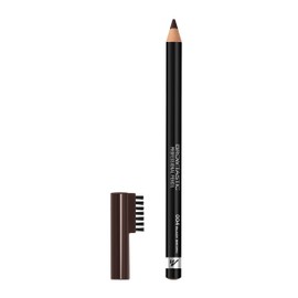 Manhattan Brow'Tastic Professional Pencil Colour 004 Black Brown Eyebrow Pencil with Integrated Brush, 1.4 g