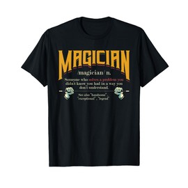 Magician Definition Meaning Magic Wand T-Shirt