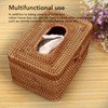 Rectangular Rattan Tissue Box Cover Rattan Woven Tissue Box Holder