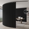JILRON Room Divider Curtain Ceiling Curtain Track Set for Blackout