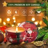 12 PCS Christmas Scented Candles Gifts for Women, Soy Wax