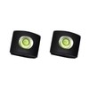 Camera Hot Shoe Level, Circular Rubberized Shockproof Bubble Vial -