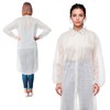 ABC Disposable Lab Coats for Adults, Medium Size. Pack of