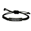 Epic Hiking Black Rope Bracelet, Hiking Started Out as a