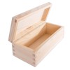 Oblong Rectangular Wooden Box with Lid | 23 x 10