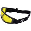 Birdz Eyewear Robin Sport Skydiving Snowboarding Motorcycle Riding Goggles (Yellow)