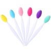 Hpmjz 6 Pcs Lip Brush Tool Gentle Lip Scrub Double-Sided