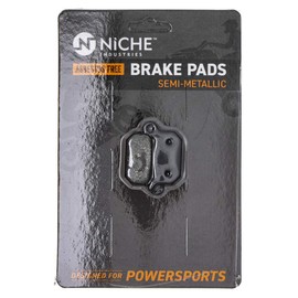 NICHE Brake Pad with Shoe Set for KTM 50 SX Jr Pro Sr Senior Junior Adventure 45009035000 Semi-Metallic Complete