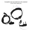 Throat Mic Headset Acoustic Tube Earpiece PTT for Baofeng UV5R