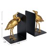 Creative Co-Op Decorative Cast Iron Bird Bookends, Gold, Set of