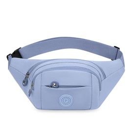 Mayoii Bumbags for Ladies, Fanny Pack for Women Men, Adjustable Belt, 4 Zipper Pockets, Lightweight Large Capacity Waist Bag for Daily Use (Blue)