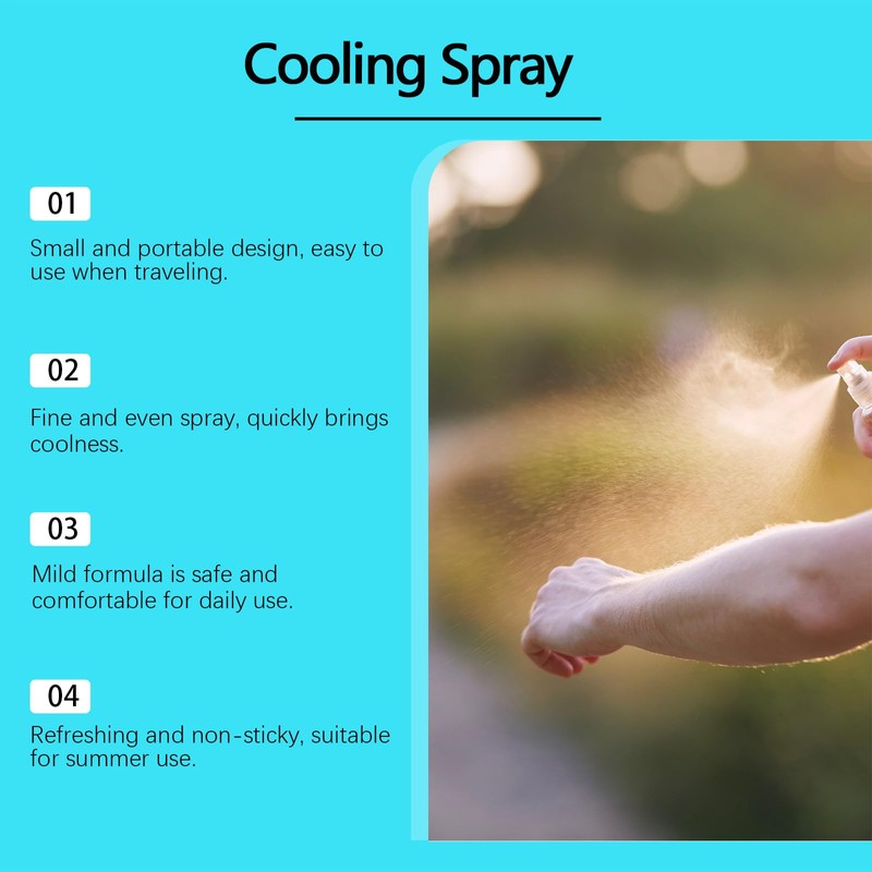 2Pcs Cooling Spray - Cooling Spray for Hot Weather