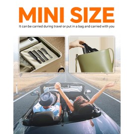 4PCS Combs for Women & Men - Premium Carbon Fiber - Wide Tooth, Rat Tail & Fine Tooth Combs Set for Detangling, Teasing & Parting - All Hair Types