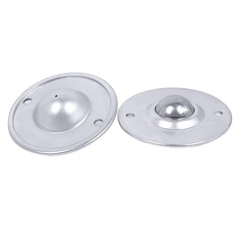 Roller Ball Transfer Bearing Casters - 5/8 Inch 2 Hole Flange Mounted Ball transfer Unit,360 Universal Rotation Roller for Transmission Equipment Conveyor,132 Lbs Total Load Capacity,Carbon Steel,6pcs