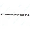 GMC 1PC Matte Black Rear Tailgate Canyon Letter Emblem Fit