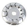 90mm 12 Tooth Polishing Disc Silver Wheel Manganese Steel Woodworking
