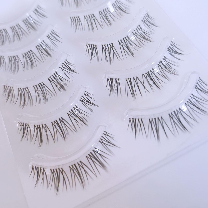Bodermincer KT19 False Eyelashes, Natural Top Eyelashes, Popular, Handmade, Actress