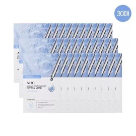AHC [AHC][홈쇼핑 최신상] AHC 순면 마스크 팩 앱솔루트 리턴 모이스처 라이징 30매 AHC Pure Face Mask Pack Absolute Return Moisture Rising 30 Sheets [AHC Pure Cotton Mask Pack Moisturizing 30 Sheets]