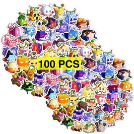 GTOTd Devil Fruit Stickers (Pack of 100) Anime Gifts Merch for Laptop Water Bottle Phone Accessories Car Bumper Window Helmet Decor Teens