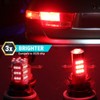 Syneticusa 3157 Red LED Stop Brake Flash Strobe Rear Alert