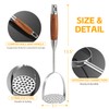 Potatoe Masher Stainless Steel - Heavy Duty Potato Mashed, Professional