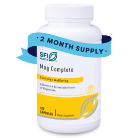 Klaire Labs Mag Complete  240 mg Complejo de magnesio con succinato, taurinato, malato y aspartato (120 cápsulas)                                     