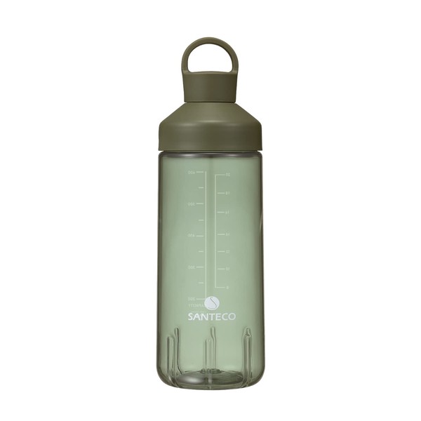 CBJAPAN SANTECO Khaki Water Bottle, 24.0 fl oz (710 ml), Direct Drinking Sports Bottle, Protein Shaker, Antibacterial, Ocean Beverage Bottle