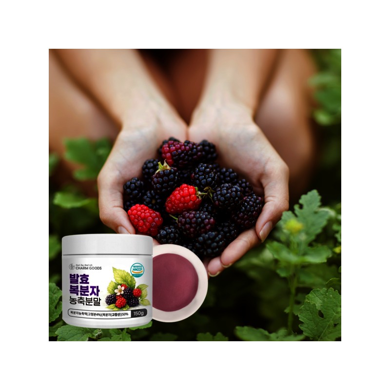 Gochang Bokbunja Powder Fermented Concentrate Powder 150g 3 cans /