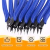 Rustark 6Pcs 5 Inch Micro Wire Flush Cutters, Precision Plastic