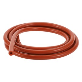 Hihaha Silikon-Vakuumschlauch Automobil-Vakuumschlauch Hochtemperatur 5,5 Fuß 3/16" 4mm ID 3mm Dicke 1 Stück Rot