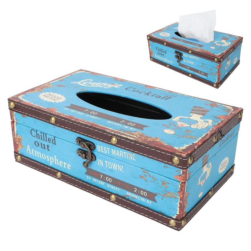 Tissue Box Waterproof Exquisite Elegant Napkin Holder Box Photography Props