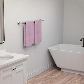 Toallero de níquel cepillado de 24 pulgadas, soporte de toallas de baño de acero inoxidable 304, toalleros para baño montado en la pared, accesorios modernos de baño para el hogar, baños, cocinas