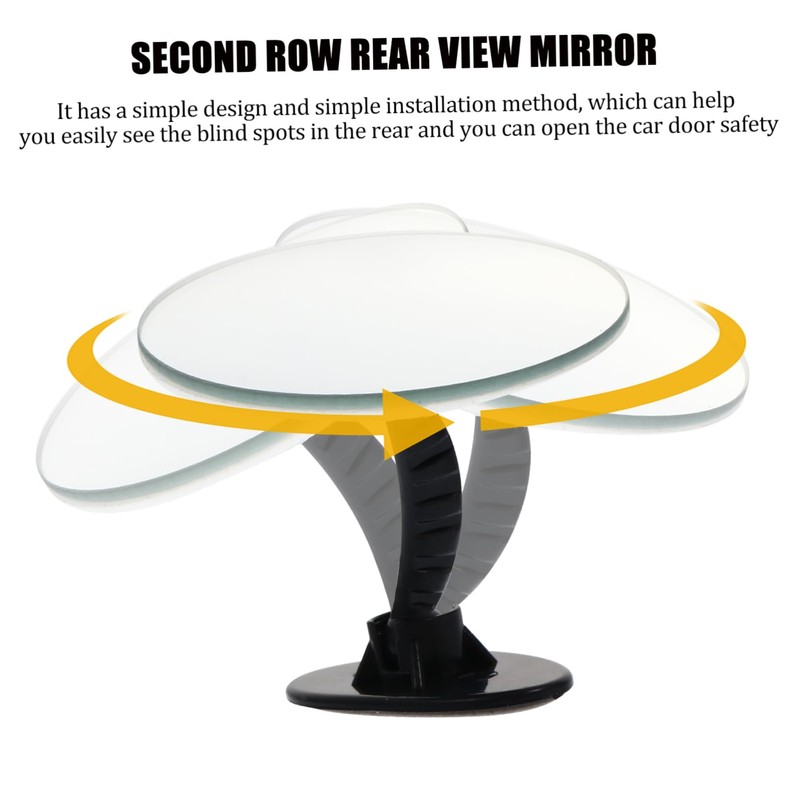 ABOOFAN 2Sets Auto Rear View Mirrors Car Wide Angle Auxiliary