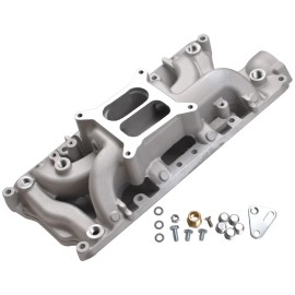Unbranded SBF Dual Plane Aluminum Intake Manifold for Ford 260 289 302 1500-6500 RPM US