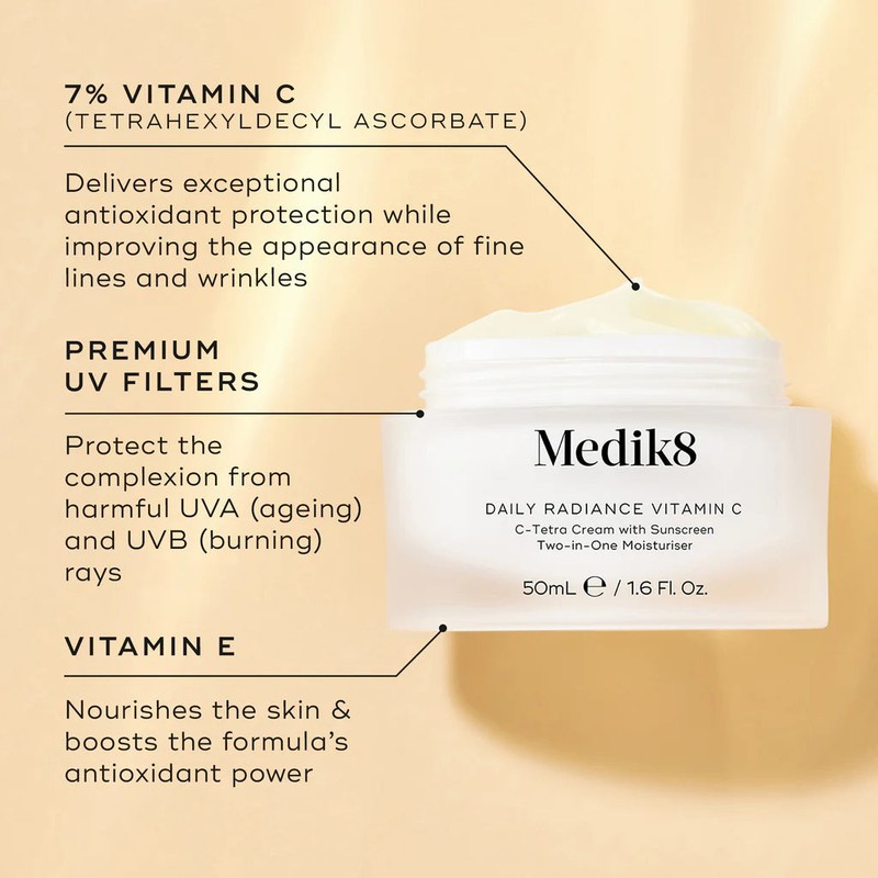 Medik8 Daily Radiance Vitamin C Cream 50ml