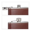Relaxdays 3 x Hip Flask 200 ml Stainless Steel with