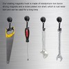 KARELLS Black Magnetic Hooks, Magnetic Hooks, Pack of 4 Magnetic