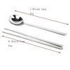 YAPULLYA Polished Stainless Steel Spoons and Chopsticks Set, Korean Chopsticks
