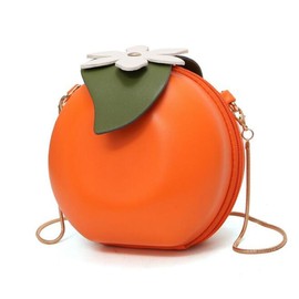 Huimei Women's Shoulder Bag, Crossbody Shoulder Bag, Crossbody Bag, Crossbody Bag, Orange, PU Leather, Chain Strap, Cute, Casual, Handbag, Popular, School Commute, Fashionable,, orange