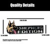 Car Emblem: Dog Car Badge Laser Cutting Emblem Cool Decals