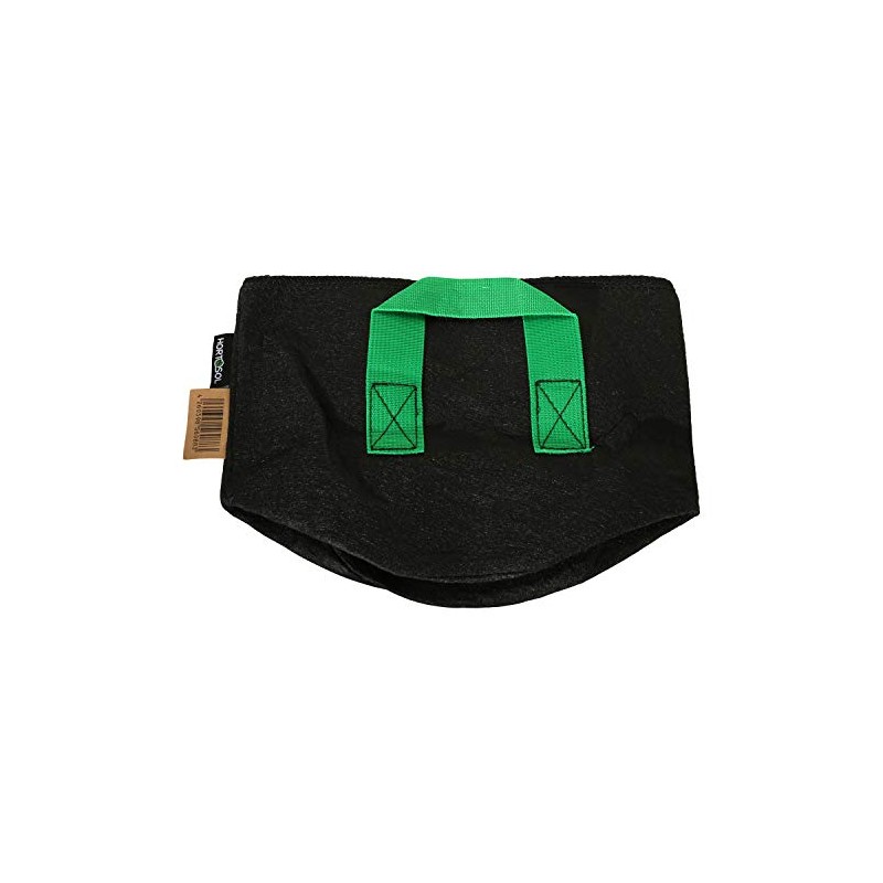 HORTOSOL Plant Bag Black / Green (5 Litres, Diameter 18