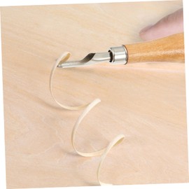 Operitacx 3 Sätze Tranchiermesser Block Werkzeug Linoleumschneider Malspatel Trimmen Kunstschneider Linoleummesser Schnitzen Rückenkratzer Für Klingen Rostfreier Stahl Light Brown