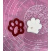 BakeInStyle Dog Paw with Heart Cookie Cutter - Eco-Friendly Biodegradable