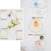 12 Pack White Cheesecloth Table Runner,10FT Gauze Boho Long Easter
