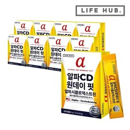 LifeHerb Alpha CD One Day Fit Alpha Cyclodextrin 9 Boxes (3g x 12... None / 라이프허브 알파CD 원데이 핏 알파시클로덱스트린 9박스(3g x 12... 없음