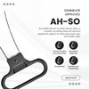 SOMM DIGI Sommelier Approved Ah-So Wine Opener with Corkscrew -