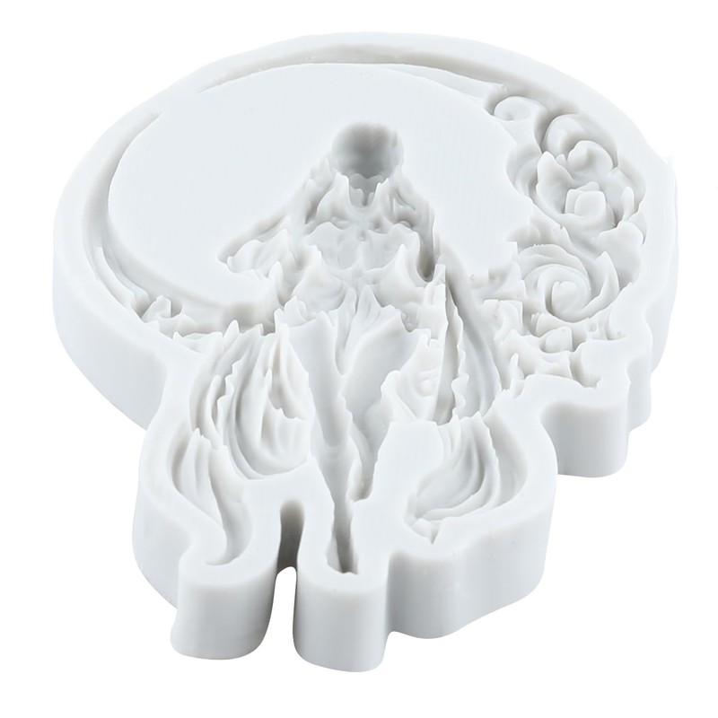 TAOXIBEI Goddess Polymer Clay Mold Goddess Resin Silicone Molds
