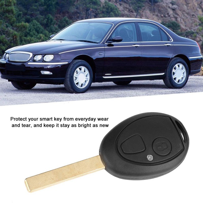 KIMISS Key Shell Cover, 2 Button Car Key Fob Fob