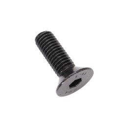 binifiMux 10pcs M10 Black Flat Hex Socekt Cap Bolts 10.9 Grade Alloy Steel (M10x25mm)
